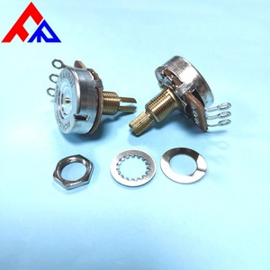 Powerful Manufacturer Directly Sells Metal Copper Shaft Full Size Electric Guitar Potentiometer 24MM - Product Image 5