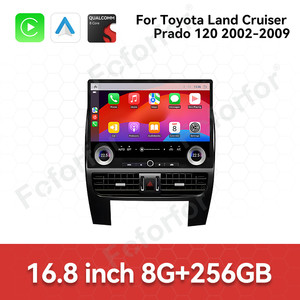16.8 ''đài phát thanh xe cho Toyota Land Cruiser Prado 120 2002 2009 Android 13 GPS navigation đa phương tiện Player hiển thị không dây - Product Image 5