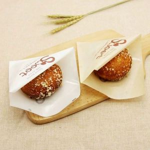 Custom Printed Recyclable Double Open Pocket Oil Proof Grease Proof <b>Biodegradable</b> Kraft <b>Paper</b> for Pizza Bread Donuts L-shape - Product Image 3