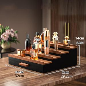 Estante organizador de perfumes/cosméticos multinivel transfronterizo con cajones y compartimentos ocultos - Product Image 3