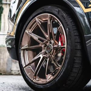 ล้อแม็กซ์ Sailen Hot Sale ขนาด 18-22 นิ้ว อลูมิเนียมฟอร์จ สีดำ ลายหลายก้าน 5x100/114.3/120/112 และ 24x14 สำหรับรถ SUV  ตกแต่ง/อัพเกรด - Product Image 3