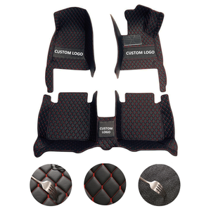 Tapis de Sol de Voiture de Luxe Personnalisables en Cuir Épais, Antidérapants et Résistants à l'Usure - Product Image 1