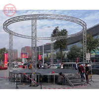 Plateforme de scène modulaire en aluminium antidérapante portable pour extérieur, capacité de charge de 1500 kg, pour événements DJ, concerts et spectacles