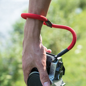 Climbing Rope Camera Wrist Strap Paracord Red Professional Utility Style For Mirrorless Digital Camera - Product Image 3