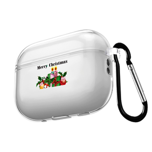 Cubierta de teléfono de PC a prueba de golpes suave impresa en 3D de Navidad de lujo para AirPods Pro 2 Protección transparente con embalaje de muestra gratis - Product Image 6
