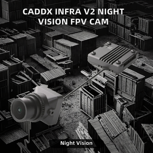 Cámara FPV Caddx INFRA V2 ABS para Simulación con Visión Nocturna, Tecnología de Luz Blanca y Negra sin Luz, Hecha en China (Guangdong) - Product Image 2