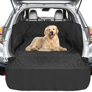 Housse résistante à l'eau pour animaux de compagnie Tapis de siège pour chien SUV Sedans <span class=keywords><strong>Vans</strong></span> <span class=keywords><strong>Vans</strong></span> With Bumper Flap Protector Non <span class=keywords><strong>Slip</strong></span> - Product Image 2