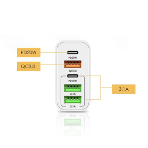 Chargeurs rapides PD <span class=keywords><strong>65W</strong></span> en gros, adaptateurs EU US UK, <span class=keywords><strong>chargeur</strong></span> USB-C portable, <span class=keywords><strong>chargeur</strong></span> de téléphone portable, charge rapide pour téléphone portable - Product Image 5