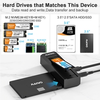 Adaptateur de duplication de lecteur de disque dur MAIWO K10635N OEM USB C 2.5 pouces 3.5 pouces SATA HDD NVMe M.2 SSD, matériel informatique
