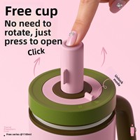 Nouvelle Tasse Isotherme en Acier Inoxydable avec Poignée, Design Minimaliste Moderne, Grande Capacité, Garde les Boissons au Froid, Idéale pour l'Utilisation en Extérieur