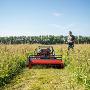 Nouvelle <span class=keywords><strong>Tondeuse</strong></span> à Gazon Industrielle Robotisée Télécommandée <span class=keywords><strong>2023</strong></span>, Moteur Essence 4 Temps 7.5HP, Chariot Électrique Autonome 550, Largeur de Coupe 20-180mm - Product Image 1