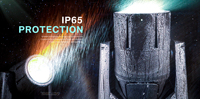 Luz de haz móvil IP65 de 380W, efecto Shehds Beam 380 potente, 380W 19R 295W, con lente de efecto frost y arcoíris, para escenarios de bodas y salones.