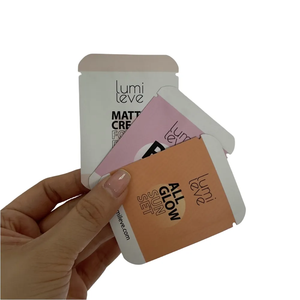 Petit sac de graines biodégradables à sceller à chaud à trois côtés à faible quantité minimale de commande emballage d'échantillon cosmétique de qualité alimentaire pour sac de <span class=keywords><strong>Sachet</strong></span> de café de thé - Product Image 4