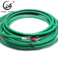 Kabel Audio Koaksial YIVO XSSH HIFI 4-Core, Kabel Tembaga Murni DIY Cocok untuk Konektor RCA XLR untuk Home Theater PC Speaker OEM ODM