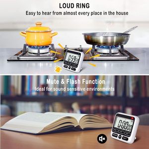 นาฬิกาจับเวลาครัวดิจิตอลขนาดเล็กสีดำ - Product Image 5