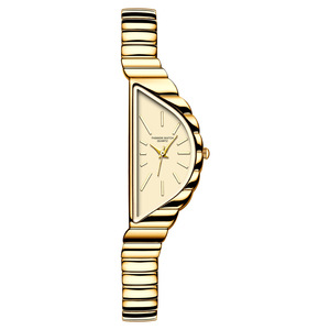 Reloj de Cuarzo para Mujer, Elegante y con Estilo, Dorado Irregular, Nuevo 2026 - Product Image 1