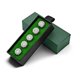 Botón de metal KUNSHUO para ropa Baju Melayu, botón de cristal para camisa, logotipo de marca personalizado, botón malayo para ropa Baju Melayu - Product Image 2