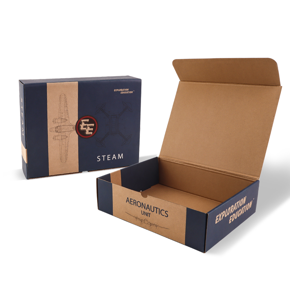 Nhà Sản Xuất Bán Chạy Nhất Tùy Chỉnh Sóng Vận Chuyển Hộp Với Logo Kraft Corrugatedcardboard Hộp Gấp Hộp Cho Quà Tặng