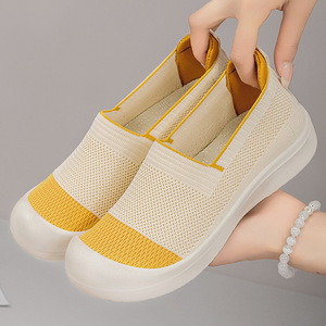 Scarpe da ginnastica estive da <span class=keywords><strong>donna</strong></span> traspiranti e comode per camminata e corsa - Design slip-on leggero - Product Image 1