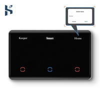 Interruptor de Pared con Pantalla LED para Nombre, Estándar Estadounidense, Tuya Smart WiFi, Control Remoto Táctil, Compatible con Alexa, Interruptor de Lujo para el Hogar