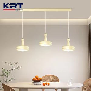 Bắc Âu Glass treo đèn chùm cho phòng khách phòng đọc sách nhà bếp văn phòng chiếu sáng trắng LED ánh sáng mặt dây chuyền - Product Image 2
