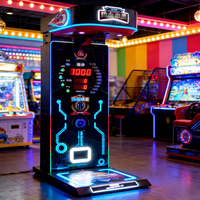 Machine de jeu d'arcade commerciale d'intérieur Hot Blooded Boxing King pour les entreprises de divertissement, prise en charge de l'anglais, alimentation 110/220V, garantie 1 an