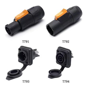 Abcables Waterproof Power <b>Socket</b> 20A Single Phase IP66 Tamper Resistant For Led Display Stage <b>Lighting</b> Audio - Product Image 1