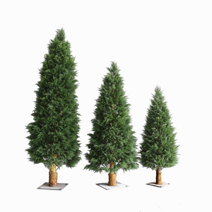 Árbol Artificial de Ciprés, Cedro y Thuja Resistente a los Rayos UV, Árbol Artificial de Hoja Perenne para Decoración de Jardín, Patio y Calle - Product Image 1