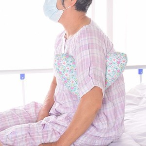 Coussin en forme de cœur pour les aisselles, motif floral, en polyester et coton, pour soins postopératoires - Product Image 2