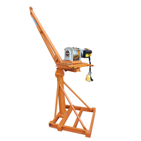 Vente directe d'usine 220v / 380v 360 degrés Rotation 500kg petit moteur extérieur grue