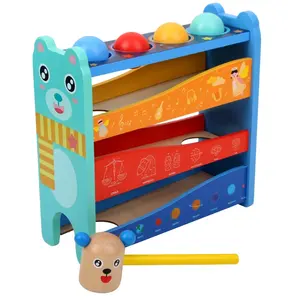 Montessori Spielzeug für Kleinkinder Holzhammer Spielzeug Klopf spiel Hammering Pound ing Toys
