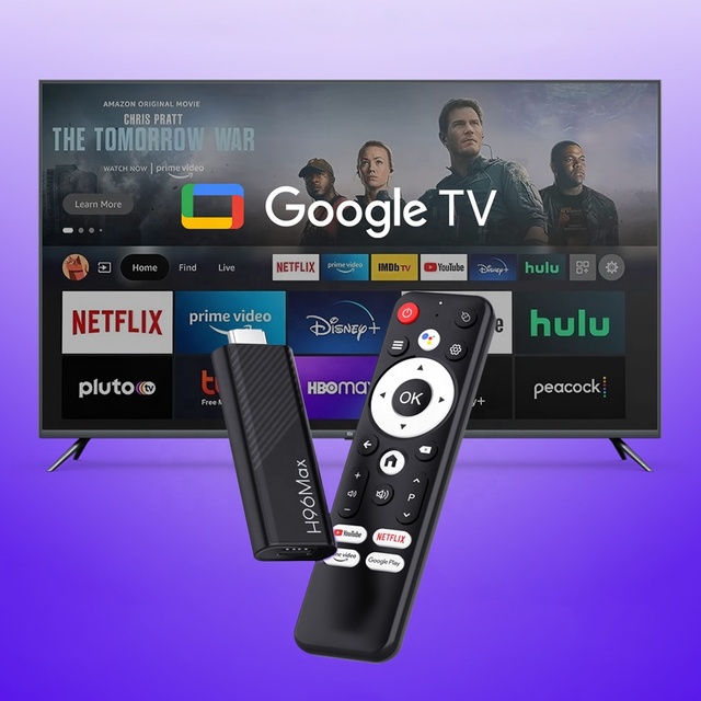 Wholesale 2026 H96 MAX H313 Dongle 4K Streaming Device Internet Ott USB WiFi 6 Premium Smart Google Android 14 Fire TV Stick