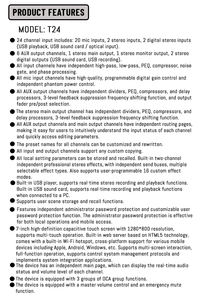 Tarjeta <span class=keywords><strong>de</strong></span> Sonido Digital Avanzada T24 <span class=keywords><strong>de</strong></span> 24 Canales Montable en Rack con Memoria <span class=keywords><strong>de</strong></span> Escenas y Alimentación Phantom <span class=keywords><strong>de</strong></span> +48V <span class=keywords><strong>para</strong></span> Conciertos en Vivo - Product Image 6