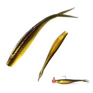 DN 61 pièces 66 pièces appâts <span class=keywords><strong>de</strong></span> pêche en forme <span class=keywords><strong>de</strong></span> queue fourchue ensemble <span class=keywords><strong>de</strong></span> leurres <span class=keywords><strong>de</strong></span> pêche 5 couleurs ensemble <span class=keywords><strong>de</strong></span> leurres <span class=keywords><strong>de</strong></span> pêche tête <span class=keywords><strong>de</strong></span> gabarit crochet leurres <span class=keywords><strong>de</strong></span> pêche en plastique souple - Product Image 5