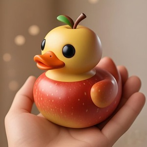 Nuevas Ideas de Productos 2026: Adorno Navideño de Resina Hecho a Mano, Figura de Pato con Frutas, Decoración Moderna para el Hogar, Cosplay, Adorno Caprichoso para Interiores - Product Image 4