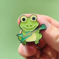 Artisanat métallique, badges d'animaux de dessin animé sur mesure, vente en gros, épingles à chapeau, épingles à revers, chats, plaqué or, émail doux et dur, épingles de grenouille pour vêtements
