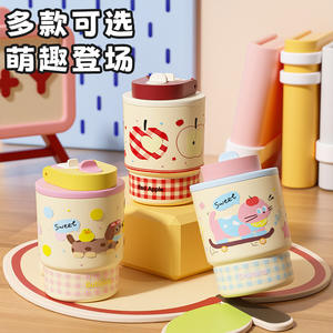 2025 New Modern 316 Stainless Steel Double Drink Vacuum Thermos Cup Convenient Straw Handy Dachshund <b>Dog</b> Coffee Cup High Color - Product Image 5