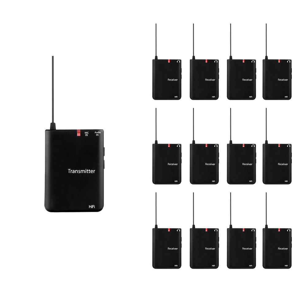 Premium Stereo Sound Noise Cancellation <strong>Audio</strong> <strong>Guide</strong> Transmitter and Receiver System 200 <strong>for</strong> City <strong>Guide</strong> Rechargeable