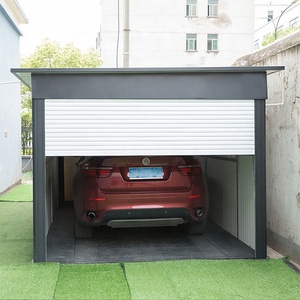 Contenedor Prefabricado para Garaje de Autos y Motocicletas, Cobertizo de Almacenamiento Exterior para Patio Trasero - Product Image 1