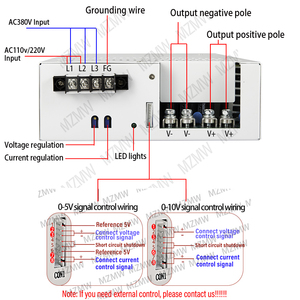 Alimentation à découpage industrielle numérique réglable haute puissance MZMW 4000W 12V 24V 48V-220V CC/<span class=keywords><strong>CV</strong></span> SMPS avec affichage numérique - Product Image 4