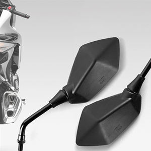 กระจกมองหลังจักรยานแบบปรับได้ ป้องกันการสั่นสะเทือน กระจกนูน หมุนได้ <span class=keywords><strong>360</strong></span> องศา สำหรับมอเตอร์ไซค์ - Product Image 4