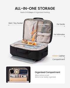 Sac à dos de voyage imperméable approuvé par les compagnies aériennes, 40L - Product Image 5