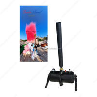 Machine à Confettis Électrique Puissante Télécommandée et Poudre Holi pour Baby Shower, Mariage, Fête, Révélation du Sexe du Bébé