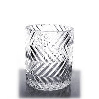 Bougie décorative en cire, pot en verre épais, Promotion