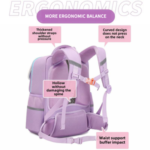 Custom Logo Oxford Cloth Large Capacity School <b>Backpacks</b> | OEM ODM Light Comfortable Primary Student Bags - Product Image 5