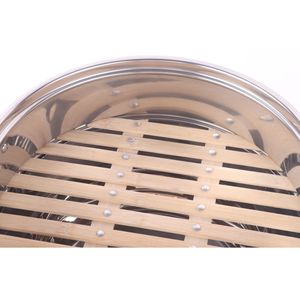 Chantaitai Stainless Steel Electric Hot Pot 36 Cm Multi Functional Steamer With Lid And Cooking Functions - Product Image 3