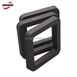 Capuchon de bouchon de tube d'attelage de <span class=keywords><strong>remorque</strong></span> en caoutchouc noir plaqué électrique certifié ISO 2 "en caoutchouc compatible avec la norme - Product Image 2