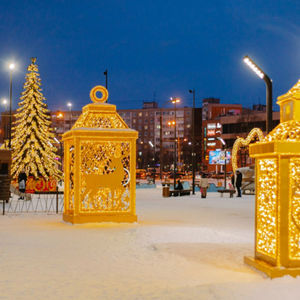 Lámpara de Ramadán estilo escultura 3D, impermeable IP65, para decoración exterior del hogar y jardín en el festival del Eid. - Product Image 1