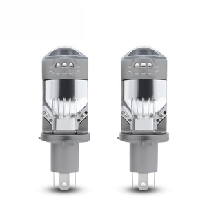 Kit de phares LED M01J-S pour feux de brouillard, faisceau haut/bas, H4 Plug & Play, 60W 12V 10000 Lumens, mini projecteurs bi-lentilles universels - Product Image 2