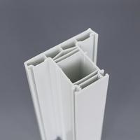 Profilé d'extrusion en plastique PVC UPVC série 70 certifié ISO pour fenêtres et portes